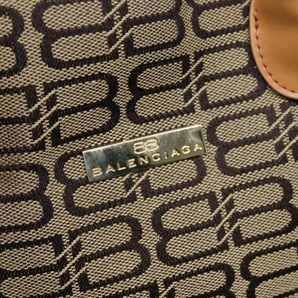 BALENCIAGA Hand Bag Canvas Beige Auth bs16210 - Picture 14 of 16